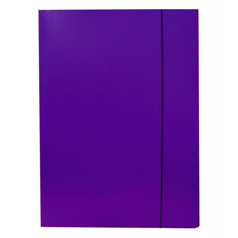 Teczka z gumką A4 TG06 1szt. Konfex fioletowa